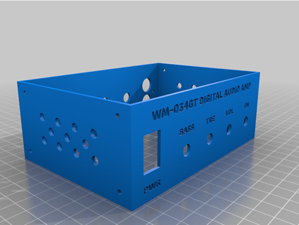 wm 034gt Audio ampli Astuccio guaina djbyte 3d print model - Mito3D