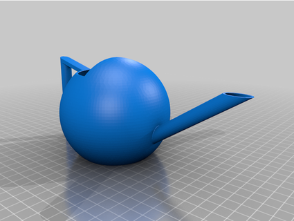 small spherical watering haughtygrayalien 3d print model - Mito3D