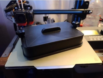 fondo cubierta carcasa funda resina impresora IVA arifg 3d print model - Mito3D