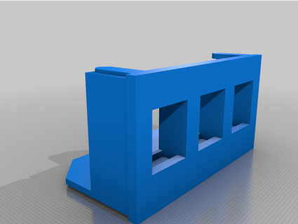 1u moduler tray m2 & keystone rj45 thor sten 3d print model - Mito3D