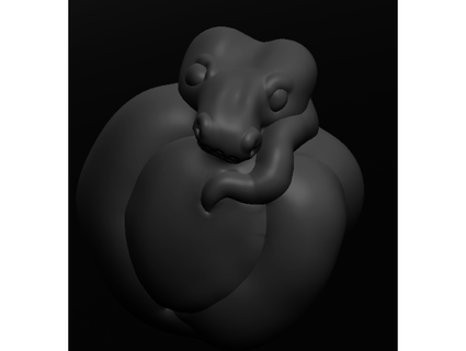 christmas ball python spuzzle 3d print model - Mito3D