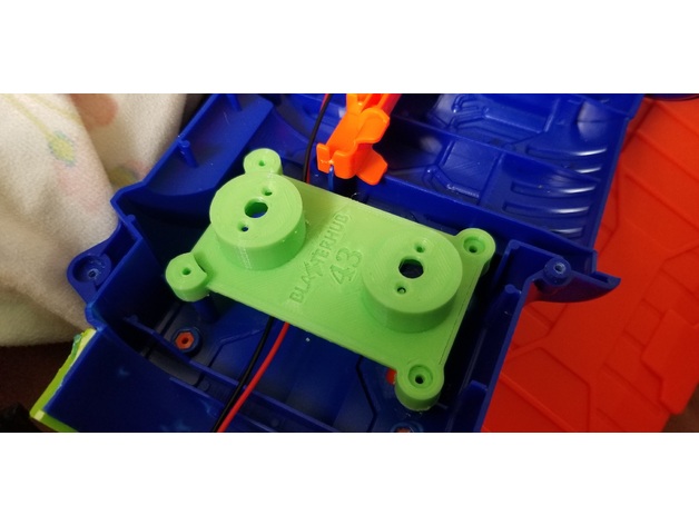 buzz bee toys air warriors demolisher flywheel cages buffdaddynerf 3D print model - Mito3D