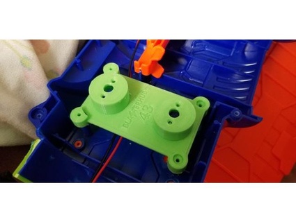 buzz bee toys air warriors demolisher flywheel cages buffdaddynerf 3d print model - Mito3D
