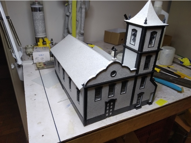 igreja misericordioso rdia dronelabbrasil 3D print model - Mito3D