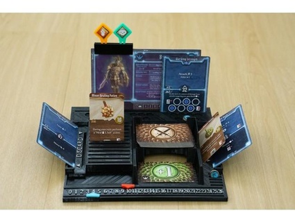 gloomhaven player dashboard stackable hp xp ability tracking etedj 3d print model - Mito3D