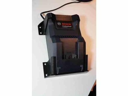 wall mount bosch battery charger al 36v-20 - wandhalter f r akku ladeger hein8890 3d print model - Mito3D