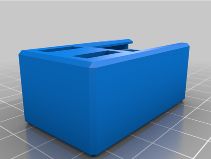 microsd box + usb ports datapagan 3d print model - Mito3D