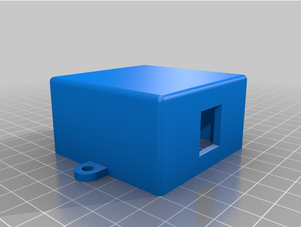 rj45 wall box mount thecat2040 3d print model - Mito3D