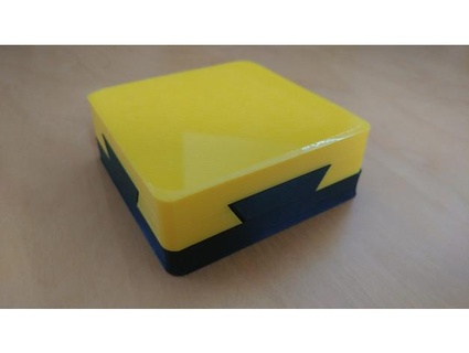 unmöglich Schwalbenschwanz Puzzle Box Diagonale conbart 3d print model - Mito3D