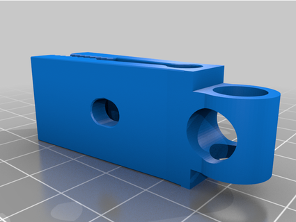 tarp clip 2-way holes andrewboey 3d print model - Mito3D