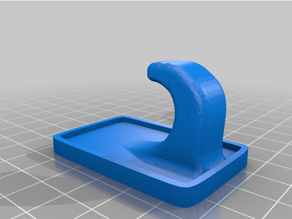 towel hook - reinforced arm renatogdn 3d print model - Mito3D