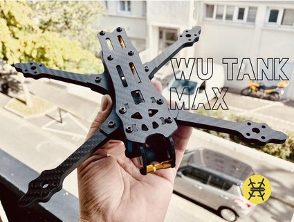 wu tanque max 5 6 polegada estilo livre quadro Armação ledroneclub 3d print model - Mito3D