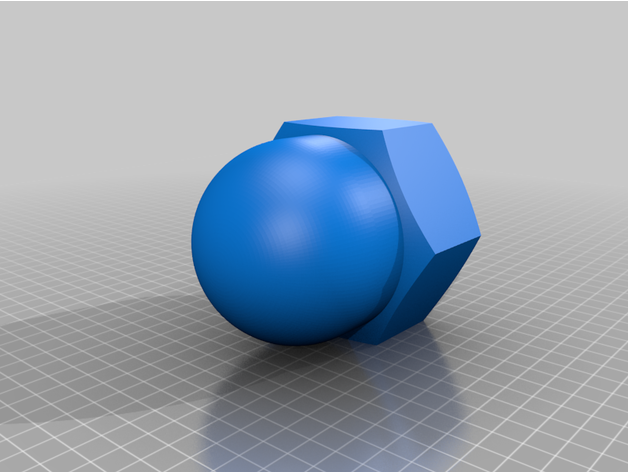 cap nut m56 pixelnoob 3D print model - Mito3D