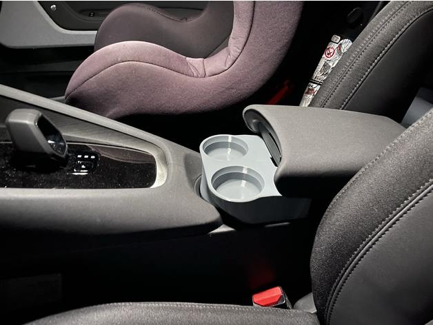 polestar 2 cupholder armrest madsgadeberg 3D print model - Mito3D