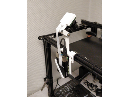 ender 5 pi 4 mount + cam fitting lerrisr 3d print model - Mito3D