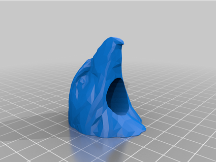 Aigle tête faible poly gonfler arnmac 3d print model - Mito3D