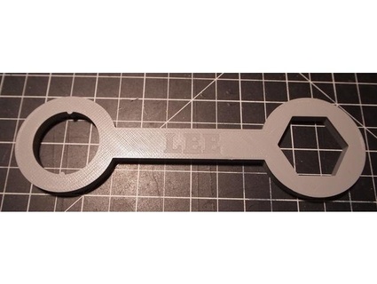 lee reloading dies locking ring spanner wrench packydb 3d print model - Mito3D