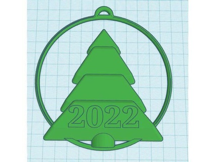 Natale albero ornamento 2022 ricardo2004 3d print model - Mito3D