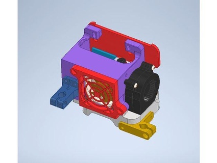 cr10s pró v2 ventilador cobrir bainha kingstewe 3d print model - Mito3D