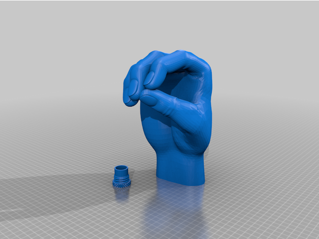 pinching finger geo sui001  3D print model - Mito3D