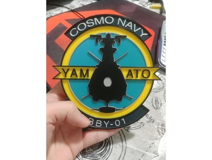 space battleship yamato badge multi-color titanicman2 3d print model - Mito3D