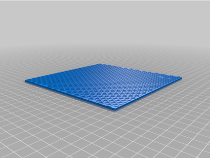 hex techno terrain tile tolemykus 3d print model - Mito3D