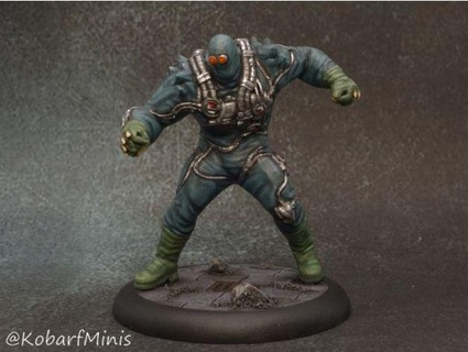 doomsday - containment suit presupported 35mm dc wargaming miniature kobarf 3d print model - Mito3D