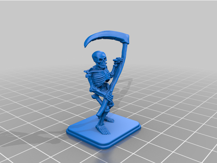 heroquest skeleton resculpt xlm2086 3d print model - Mito3D