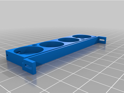lithium battery assembly holder fox 3d print model - Mito3D
