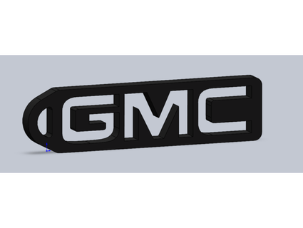 gmc chaveiro ouse 3d print model - Mito3D