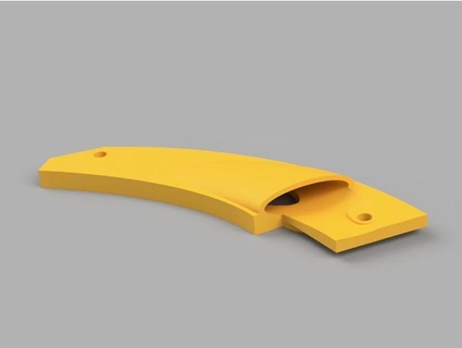 Dewalt habilidade Serra poeira boné uncoild12 3d print model - Mito3D