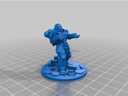 helpful marine afineyoungcannibal 3d print model - Mito3D