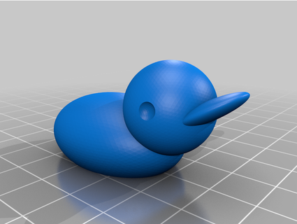supportless duck theduckom 3d print model - Mito3D