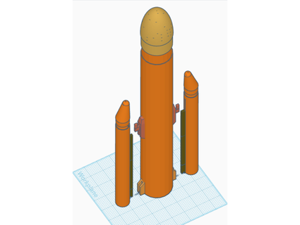 strap on Booster Kit Modell Raketen jgutz20 3d print model - Mito3D