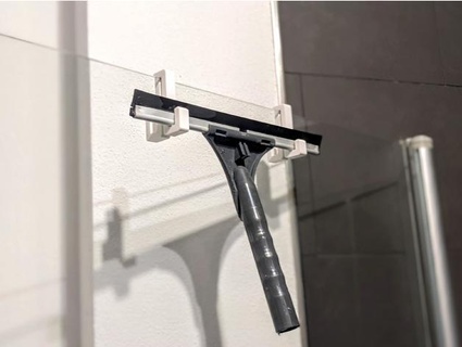 shower door hook t0b1 3d print model - Mito3D