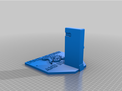 fuori ar parete montare m21curtis 3d print model - Mito3D