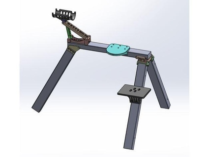fucile riposo panchina pieghevole pqualcuno 3d print model - Mito3D