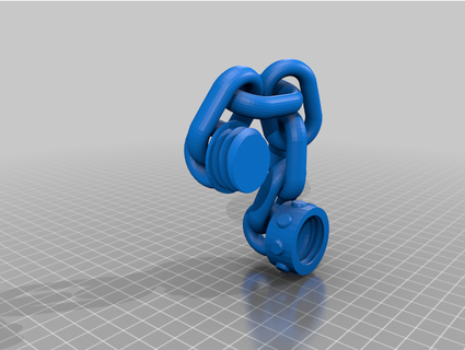 updated flail chain wsclose 3d print model - Mito3D