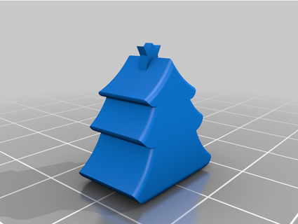 christmas tree valve cap techandart3d 3d print model - Mito3D