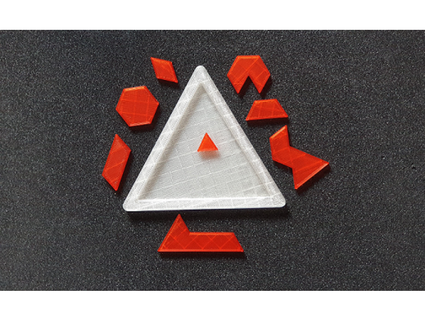bulmaca üçgen kahraman teknolojisi 3d print model - Mito3D