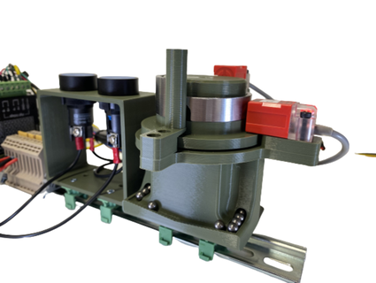 bowl feeder escapement - stepper motor driven technology demonstration vikingnz 3d print model - Mito3D