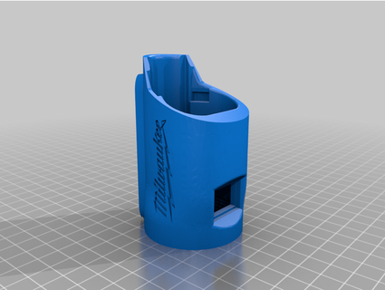 milwaukee m12 adapter mount wedge twocrows 3d print model - Mito3D