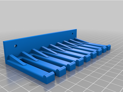 wall mount cable organizer fabse77 3d print model - Mito3D