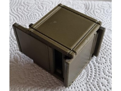 Geheimnis Puzzle Box 11 bewegt Hohlstimme 3d print model - Mito3D