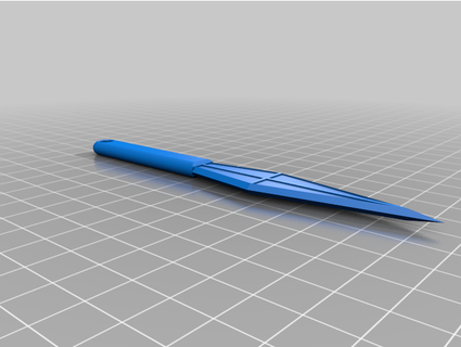 cuchillo Hannes 02 3d print model - Mito3D