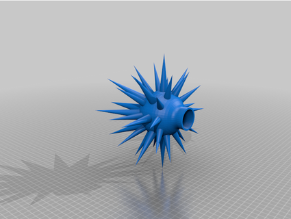 spiky xmas tree topper johnkh 3d print model - Mito3D