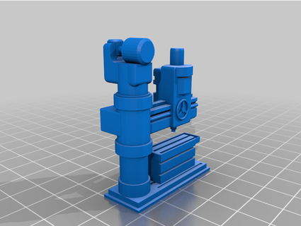 radial arm drill dawidsoon6 3d print model - Mito3D