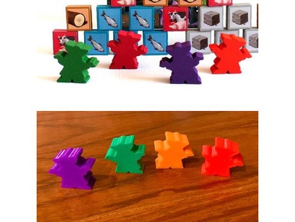 harbour board game meeple pawn mosjef 3d print model - Mito3D