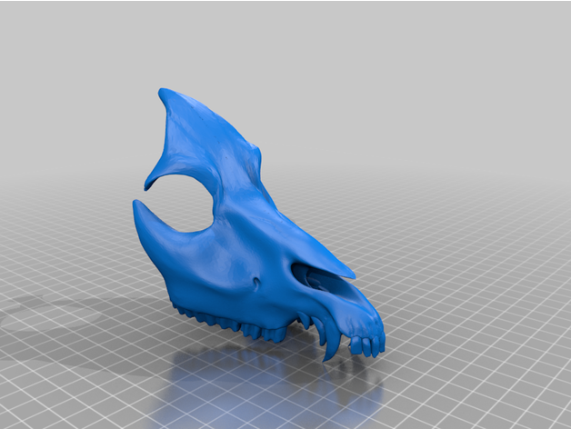 mostro cranio maschera zabacostumi 3D print model - Mito3D