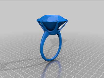 diamante anel gundammysd 3d print model - Mito3D